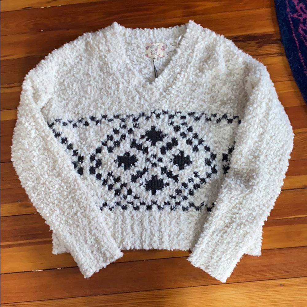 fluffy sweater